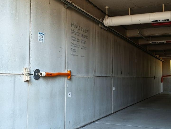 Basement wall PU injection waterproofing
