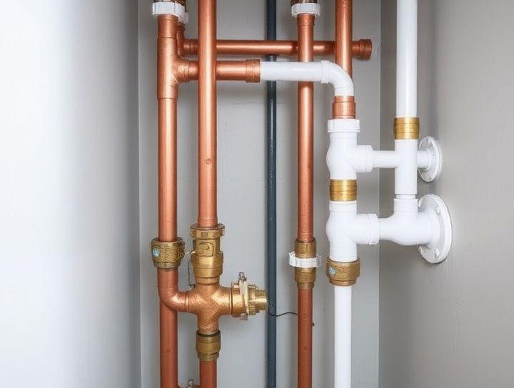 New condominium water riser pipework installed by Pulsely